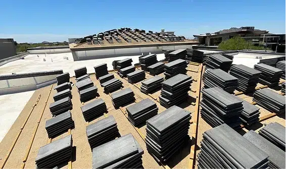 Metal Tiles on Roof